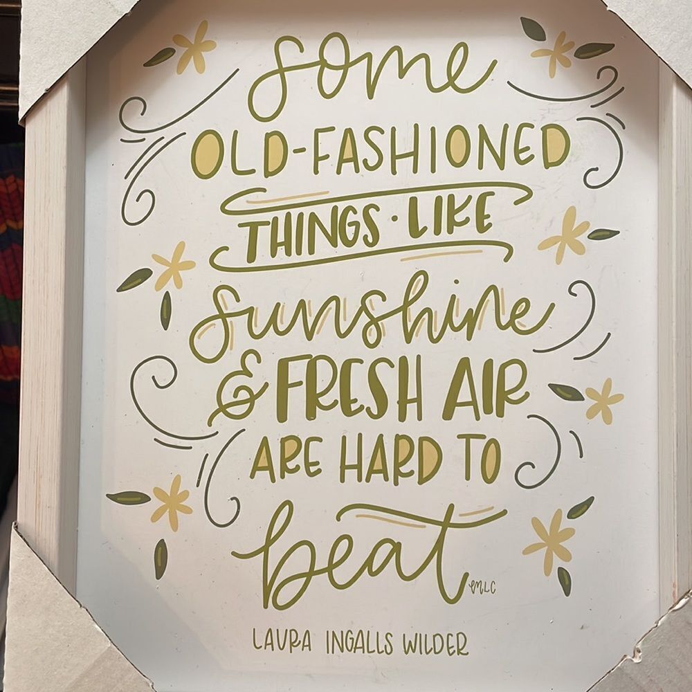 FRAMED ART WITH THOUGHTFUL SAYING - Picture 2 of 5